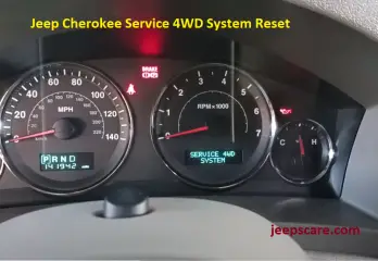 Jeep Cherokee Service 4WD System Reset: Quick Guide